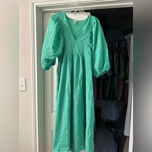 Mint Green Eyelet Lace Dress Target Dress Summer Lace Dress